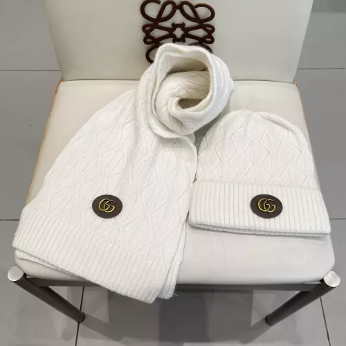 Cheap Gucci Hat and Scarf Set #1365672 Replica Wholesale [$60.00 USD] [ITEM#1365672] on Replica Gucci Hat and Scarf and Glove Set