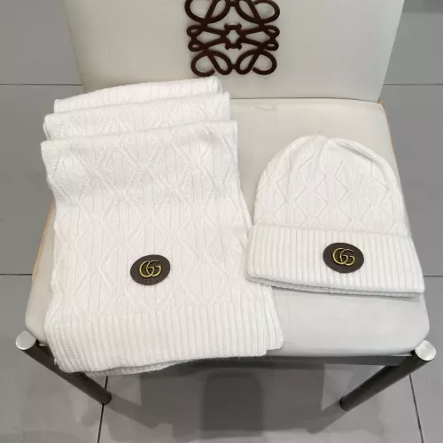 Cheap Gucci Hat and Scarf Set #1365672 Replica Wholesale [$60.00 USD] [ITEM#1365672] on Replica Gucci Hat and Scarf and Glove Set