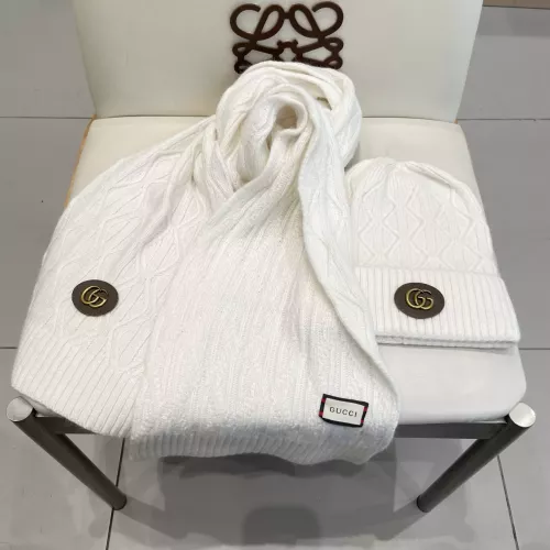 Cheap Gucci Hat and Scarf Set #1365672 Replica Wholesale [$60.00 USD] [ITEM#1365672] on Replica Gucci Hat and Scarf and Glove Set