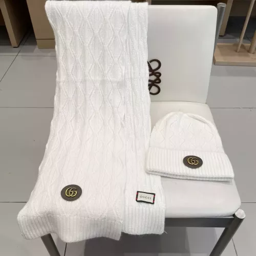 Cheap Gucci Hat and Scarf Set #1365672 Replica Wholesale [$60.00 USD] [ITEM#1365672] on Replica Gucci Hat and Scarf and Glove Set