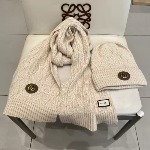 Cheap Gucci Hat and Scarf Set #1365673 Replica Wholesale [$60.00 USD] [ITEM#1365673] on Replica Gucci Hat and Scarf and Glove Set