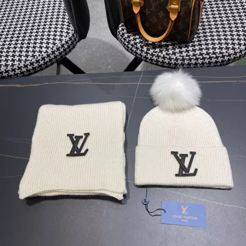 Cheap Louis Vuitton LV Hat and Scarf Set #1365690 Replica Wholesale [$64.00 USD] [ITEM#1365690] on Replica Louis Vuitton LV Hat and Scarf and Glove Set