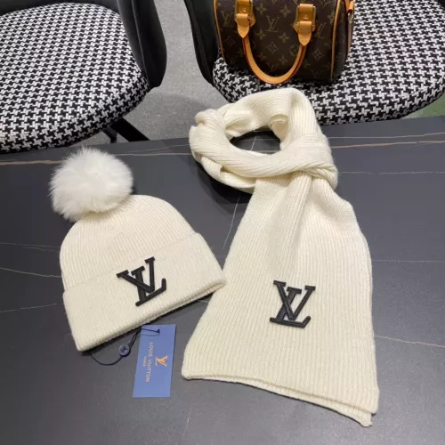Cheap Louis Vuitton LV Hat and Scarf Set #1365690 Replica Wholesale [$64.00 USD] [ITEM#1365690] on Replica Louis Vuitton LV Hat and Scarf and Glove Set