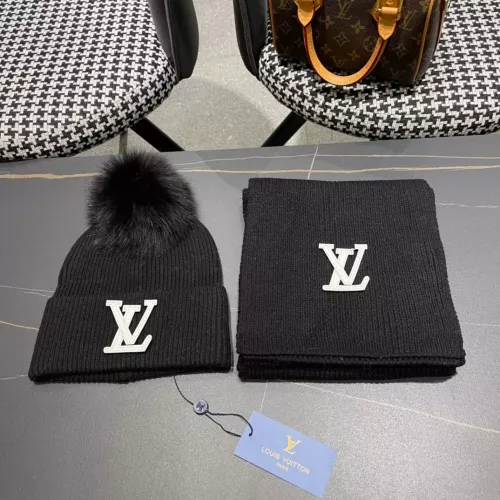 Cheap Louis Vuitton LV Hat and Scarf Set #1365691 Replica Wholesale [$64.00 USD] [ITEM#1365691] on Replica Louis Vuitton LV Hat and Scarf and Glove Set