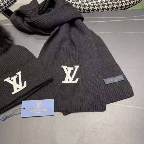Cheap Louis Vuitton LV Hat and Scarf Set #1365691 Replica Wholesale [$64.00 USD] [ITEM#1365691] on Replica Louis Vuitton LV Hat and Scarf and Glove Set