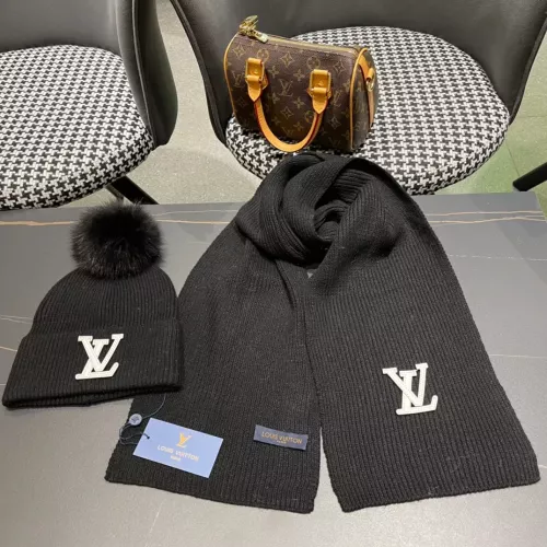 Cheap Louis Vuitton LV Hat and Scarf Set #1365691 Replica Wholesale [$64.00 USD] [ITEM#1365691] on Replica Louis Vuitton LV Hat and Scarf and Glove Set