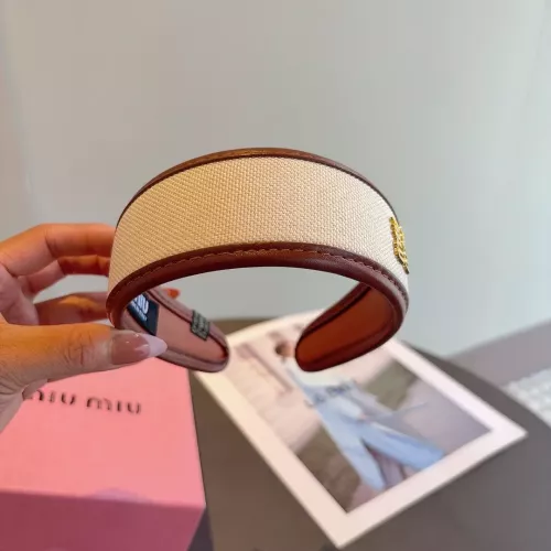 Cheap MIU MIU Headband For Women #1365728 Replica Wholesale [$27.00 USD] [ITEM#1365728] on Replica MIU MIU Headband