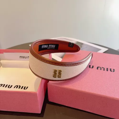 Cheap MIU MIU Headband For Women #1365728 Replica Wholesale [$27.00 USD] [ITEM#1365728] on Replica MIU MIU Headband