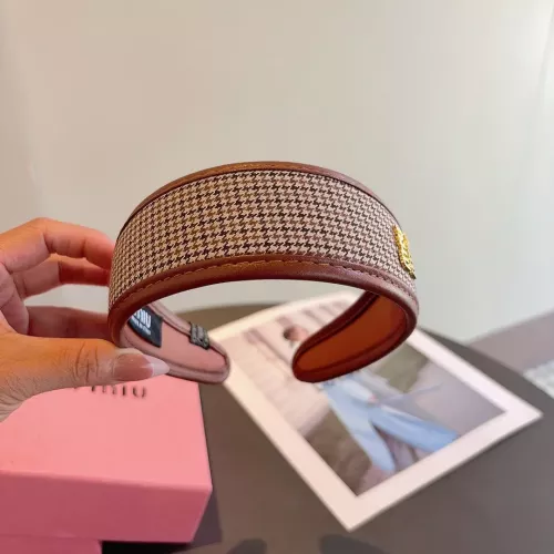 Cheap MIU MIU Headband For Women #1365729 Replica Wholesale [$27.00 USD] [ITEM#1365729] on Replica MIU MIU Headband