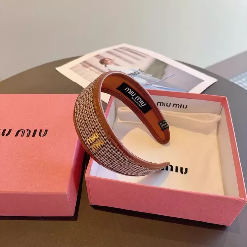 Cheap MIU MIU Headband For Women #1365729 Replica Wholesale [$27.00 USD] [ITEM#1365729] on Replica MIU MIU Headband