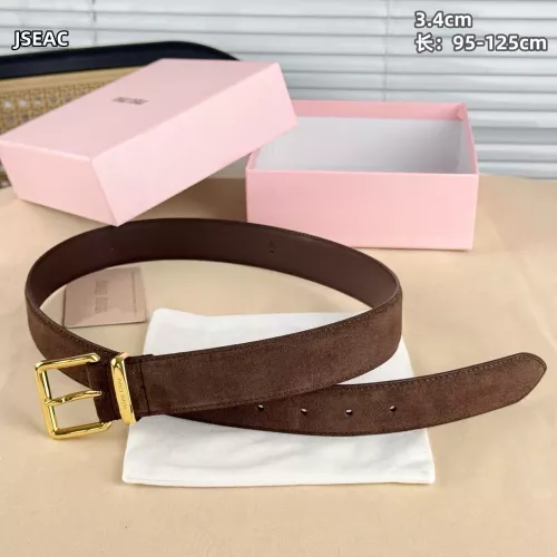 Cheap MIU MIU AAA Quality Belts For Unisex #1365754 Replica Wholesale [$52.00 USD] [ITEM#1365754] on Replica MIU MIU AAA Quality Belts