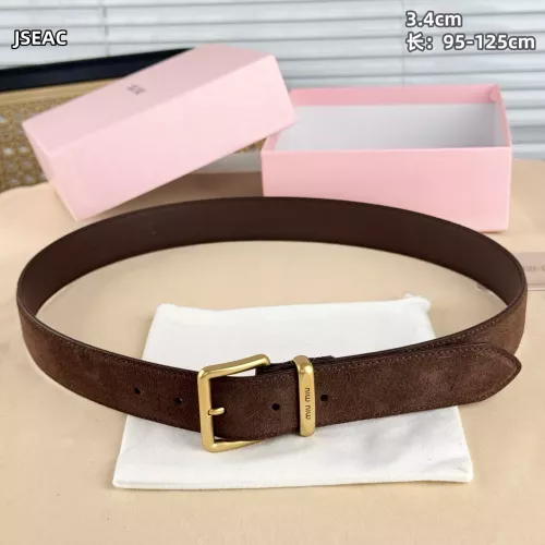 Cheap MIU MIU AAA Quality Belts For Unisex #1365760 Replica Wholesale [$52.00 USD] [ITEM#1365760] on Replica MIU MIU AAA Quality Belts