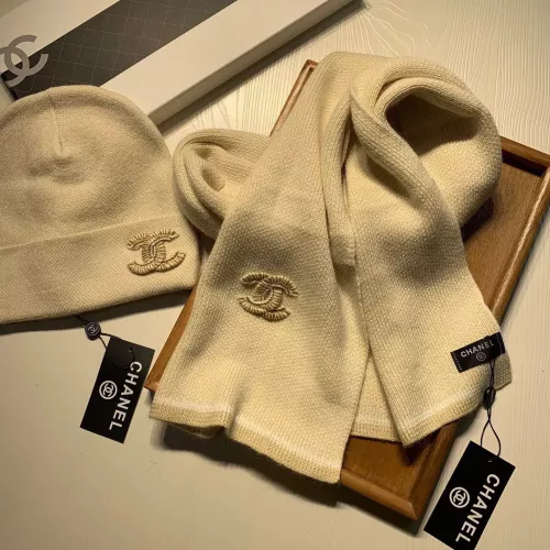 Cheap Chanel Hat and Scarf Set #1365917 Replica Wholesale [$52.00 USD] [ITEM#1365917] on Replica Chanel Hat and Scarf and Glove Set