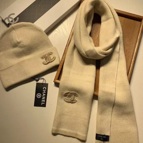 Cheap Chanel Hat and Scarf Set #1365917 Replica Wholesale [$52.00 USD] [ITEM#1365917] on Replica Chanel Hat and Scarf and Glove Set