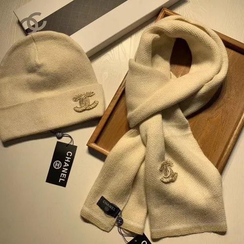 Cheap Chanel Hat and Scarf Set #1365917 Replica Wholesale [$52.00 USD] [ITEM#1365917] on Replica Chanel Hat and Scarf and Glove Set