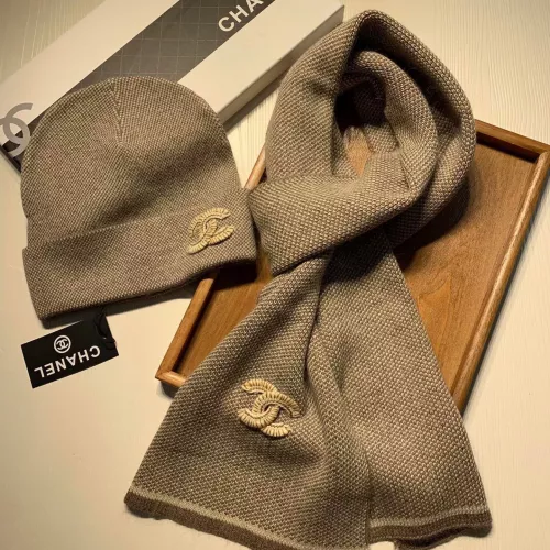 Cheap Chanel Hat and Scarf Set #1365918 Replica Wholesale [$52.00 USD] [ITEM#1365918] on Replica Chanel Hat and Scarf and Glove Set