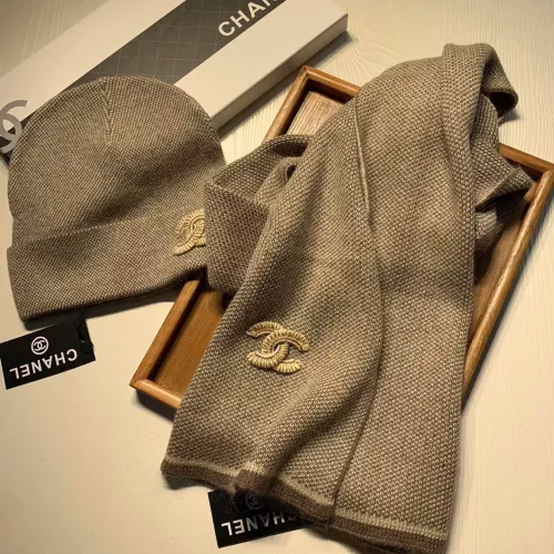 Cheap Chanel Hat and Scarf Set #1365918 Replica Wholesale [$52.00 USD] [ITEM#1365918] on Replica Chanel Hat and Scarf and Glove Set