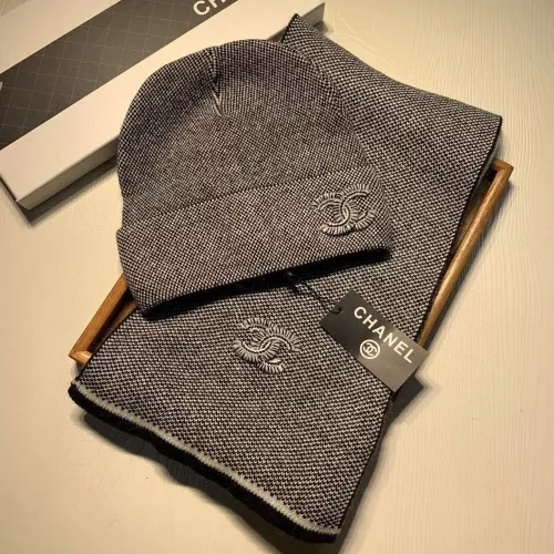 Cheap Chanel Hat and Scarf Set #1365919 Replica Wholesale [$52.00 USD] [ITEM#1365919] on Replica Chanel Hat and Scarf and Glove Set
