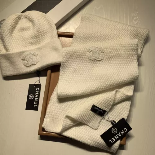 Cheap Chanel Hat and Scarf Set #1365932 Replica Wholesale [$52.00 USD] [ITEM#1365932] on Replica Chanel Hat and Scarf and Glove Set