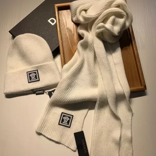 Cheap Versace Hat and Scarf Set #1365936 Replica Wholesale [$52.00 USD] [ITEM#1365936] on Replica Versace Hat and Scarf and Glove Set