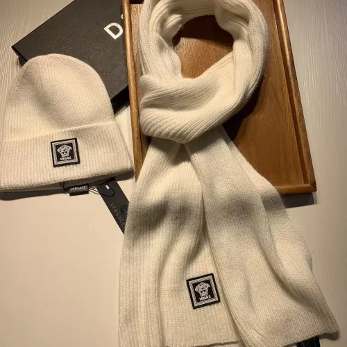 Cheap Versace Hat and Scarf Set #1365936 Replica Wholesale [$52.00 USD] [ITEM#1365936] on Replica Versace Hat and Scarf and Glove Set