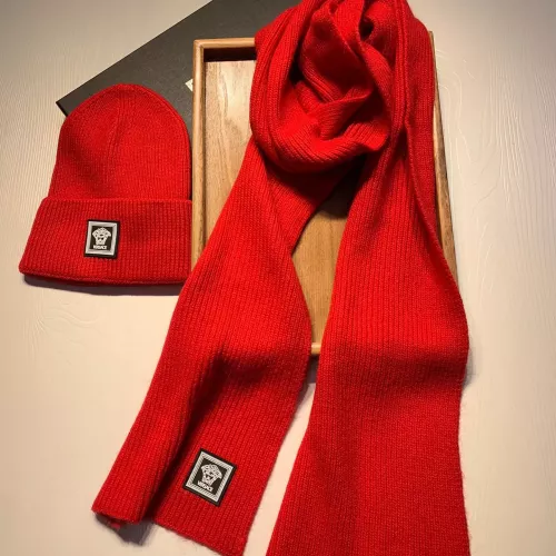 Cheap Versace Hat and Scarf Set #1365937 Replica Wholesale [$52.00 USD] [ITEM#1365937] on Replica Versace Hat and Scarf and Glove Set