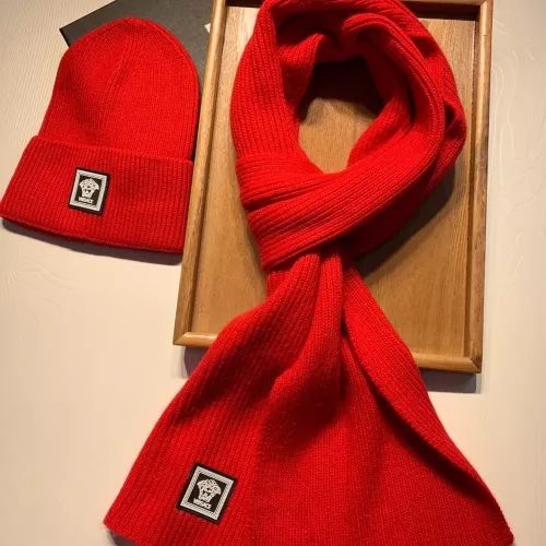 Cheap Versace Hat and Scarf Set #1365937 Replica Wholesale [$52.00 USD] [ITEM#1365937] on Replica Versace Hat and Scarf and Glove Set