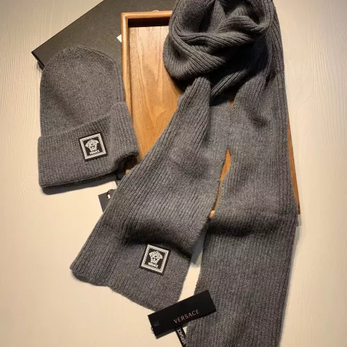 Cheap Versace Hat and Scarf Set #1365938 Replica Wholesale [$52.00 USD] [ITEM#1365938] on Replica Versace Hat and Scarf and Glove Set