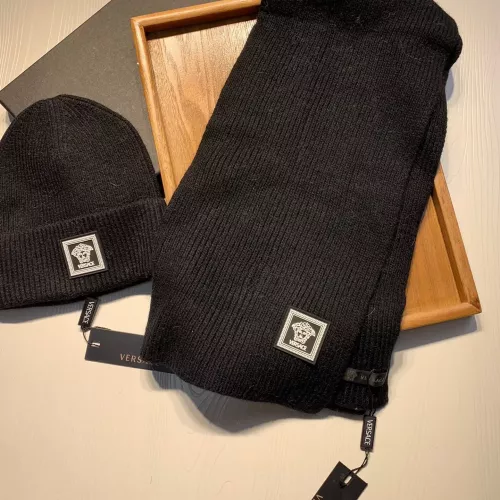 Cheap Versace Hat and Scarf Set #1365939 Replica Wholesale [$52.00 USD] [ITEM#1365939] on Replica Versace Hat and Scarf and Glove Set