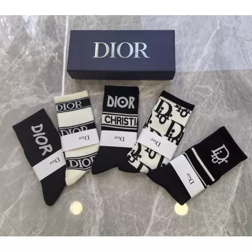 Cheap Christian Dior Socks For Women #1366083 Replica Wholesale [$29.00 USD] [ITEM#1366083] on Replica Christian Dior Socks