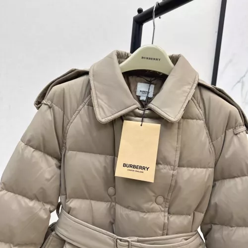 Cheap Burberry Down Feather Coat Long Sleeved For Women #1366313 Replica Wholesale [$235.00 USD] [ITEM#1366313] on Replica Burberry Down Feather Coat