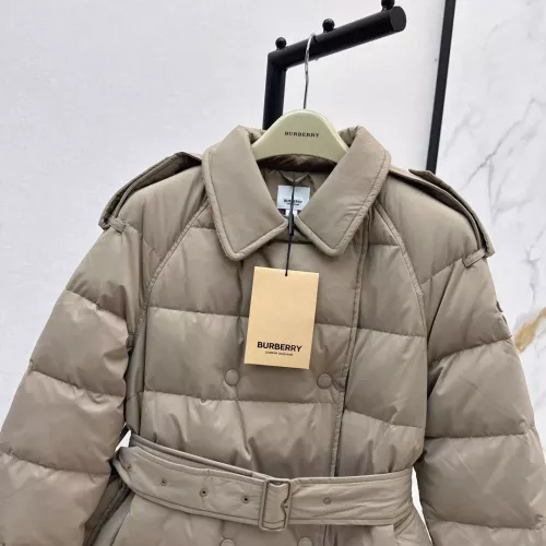 Cheap Burberry Down Feather Coat Long Sleeved For Women #1366316 Replica Wholesale [$245.00 USD] [ITEM#1366316] on Replica Burberry Down Feather Coat