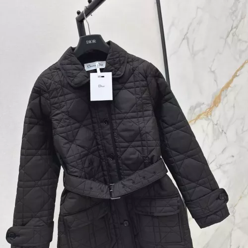 Cheap Christian Dior Down Feather Coat Long Sleeved For Women #1366317 Replica Wholesale [$145.00 USD] [ITEM#1366317] on Replica Christian Dior Down Feather Coat