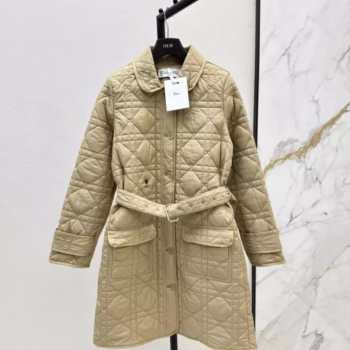 Christian Dior Down Feather Coat Long Sleeved For Women #1366318
