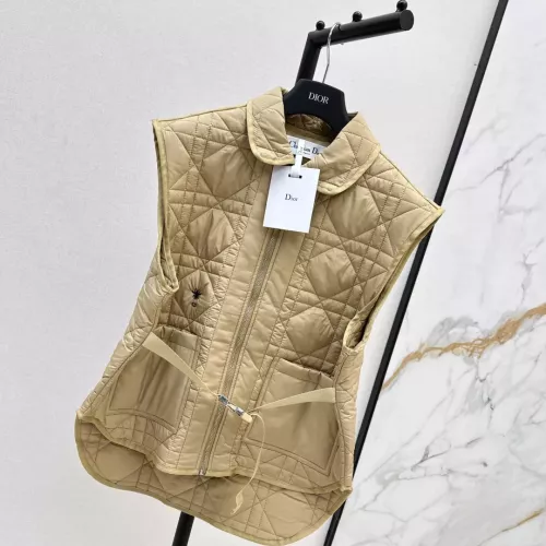 Cheap Christian Dior Down Feather Coat Sleeveless For Women #1366319 Replica Wholesale [$128.00 USD] [ITEM#1366319] on Replica Christian Dior Down Feather Coat