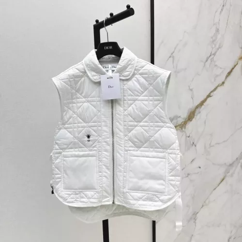 Christian Dior Down Feather Coat Sleeveless For Women #1366320