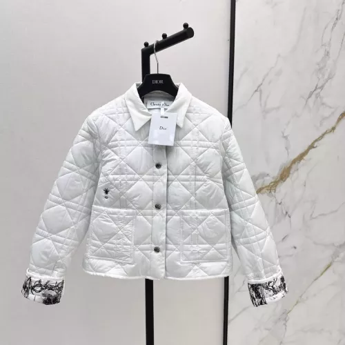 Christian Dior Down Feather Coat Long Sleeved For Women #1366322