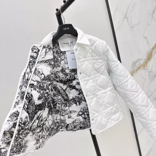 Cheap Christian Dior Down Feather Coat Long Sleeved For Women #1366322 Replica Wholesale [$135.00 USD] [ITEM#1366322] on Replica Christian Dior Down Feather Coat