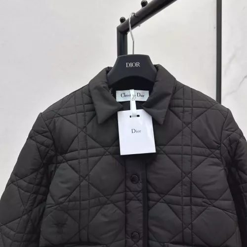 Cheap Christian Dior Down Feather Coat Long Sleeved For Women #1366323 Replica Wholesale [$135.00 USD] [ITEM#1366323] on Replica Christian Dior Down Feather Coat