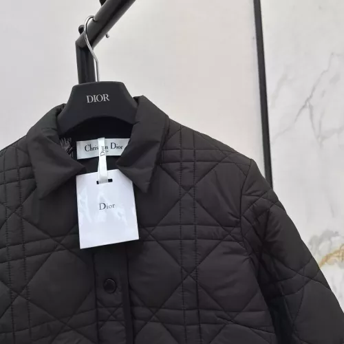Cheap Christian Dior Down Feather Coat Long Sleeved For Women #1366323 Replica Wholesale [$135.00 USD] [ITEM#1366323] on Replica Christian Dior Down Feather Coat