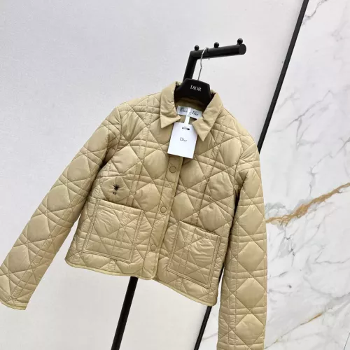 Cheap Christian Dior Down Feather Coat Long Sleeved For Women #1366324 Replica Wholesale [$135.00 USD] [ITEM#1366324] on Replica Christian Dior Down Feather Coat