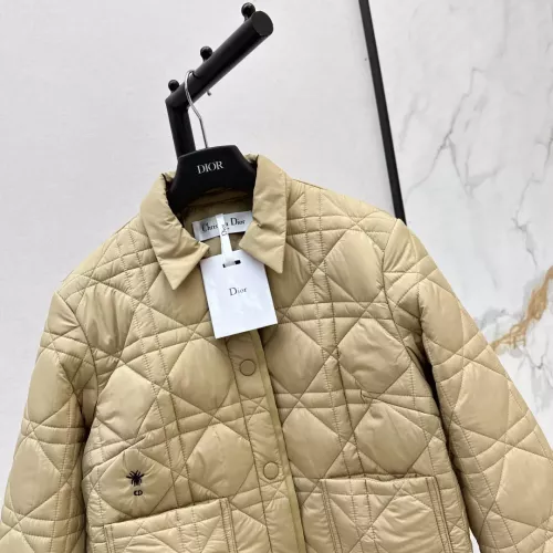 Cheap Christian Dior Down Feather Coat Long Sleeved For Women #1366324 Replica Wholesale [$135.00 USD] [ITEM#1366324] on Replica Christian Dior Down Feather Coat