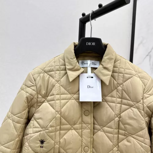 Cheap Christian Dior Down Feather Coat Long Sleeved For Women #1366324 Replica Wholesale [$135.00 USD] [ITEM#1366324] on Replica Christian Dior Down Feather Coat