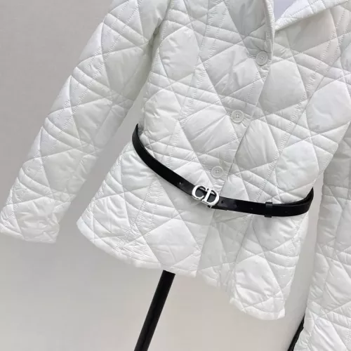 Cheap Christian Dior Down Feather Coat Long Sleeved For Women #1366325 Replica Wholesale [$135.00 USD] [ITEM#1366325] on Replica Christian Dior Down Feather Coat