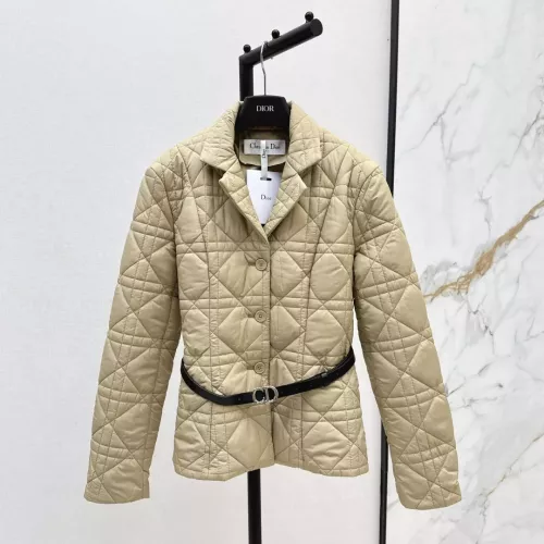 Christian Dior Down Feather Coat Long Sleeved For Women #1366327