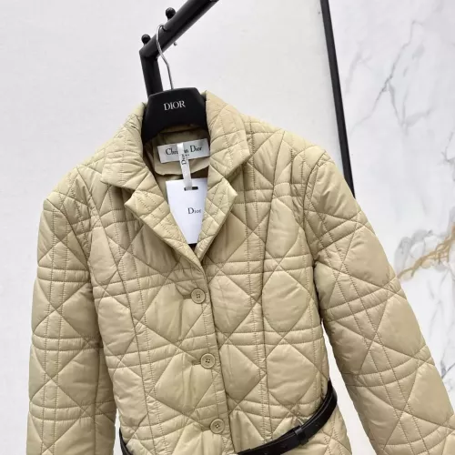 Cheap Christian Dior Down Feather Coat Long Sleeved For Women #1366327 Replica Wholesale [$135.00 USD] [ITEM#1366327] on Replica Christian Dior Down Feather Coat