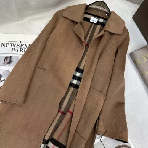 Cheap Burberry Coats Long Sleeved For Women #1366335 Replica Wholesale [$297.52 USD] [ITEM#1366335] on Replica Burberry Coats