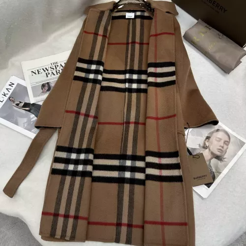 Cheap Burberry Coats Long Sleeved For Women #1366335 Replica Wholesale [$297.52 USD] [ITEM#1366335] on Replica Burberry Coats