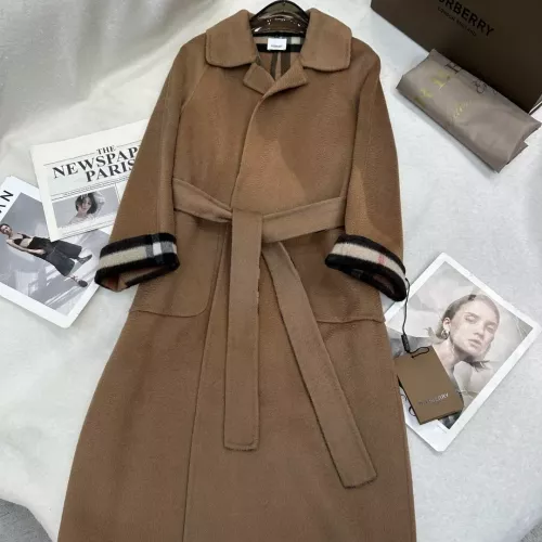Cheap Burberry Coats Long Sleeved For Women #1366335 Replica Wholesale [$297.52 USD] [ITEM#1366335] on Replica Burberry Coats