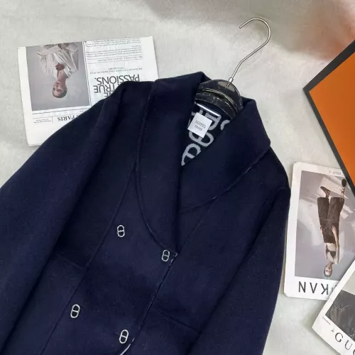 Cheap Hermes Coat Long Sleeved For Women #1366336 Replica Wholesale [$297.52 USD] [ITEM#1366336] on Replica Hermes Coat